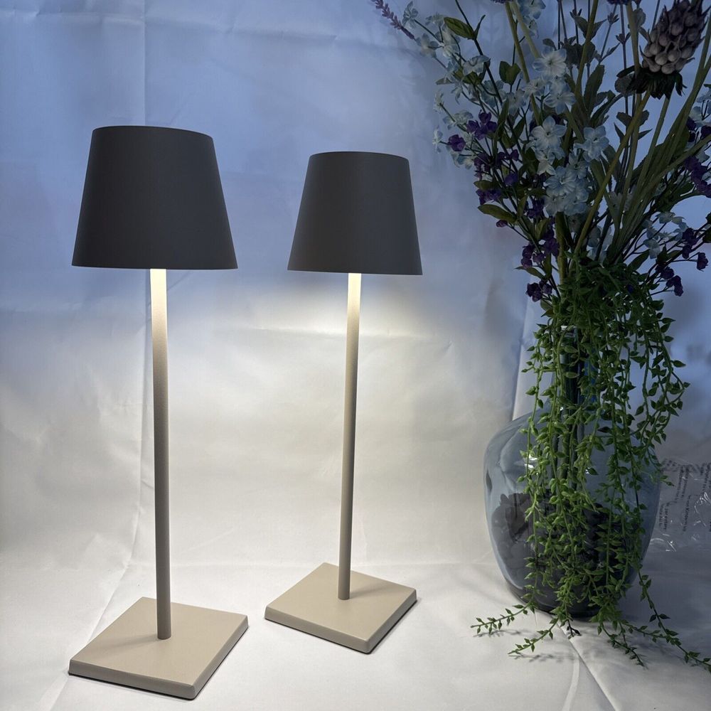 2 Pack Touch Control Cordless Table Lamps Stepless Dimming 5500 mAh Rechargeable - Picture 2 of 4